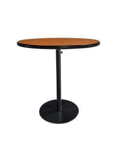 30" Round Café Table w/ Black Hydraulic Base