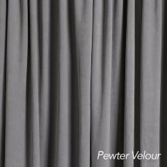 Pewter Velour Drape 8ft H